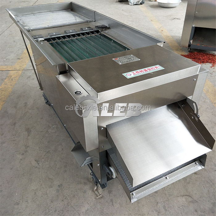 High quality dried chili seed separating machine fresh chili cutter slicer for sale