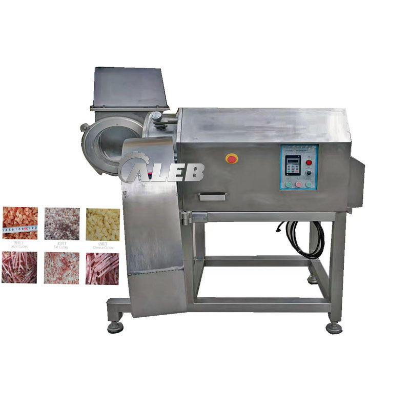 automatic meat dicer 5mm / 10mm /12mm / 18mm meat dicer  /frozen meat dicer cube cutting machine