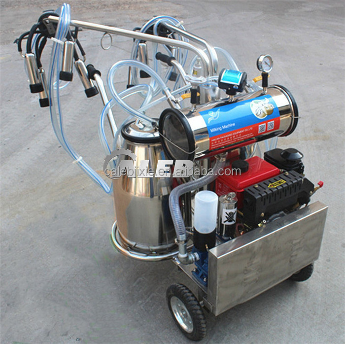 widely used vacuum pump extracting milking machine dairy farm/piston pump penis milking machine cow milker dairy farm machinery