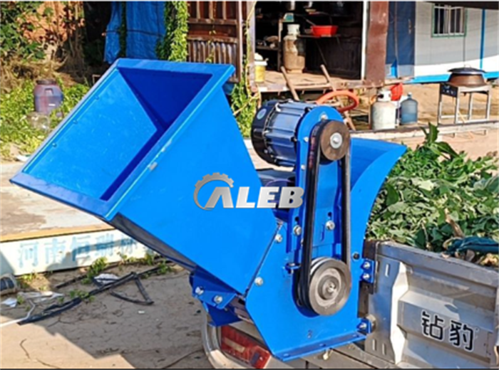 fully automatic gasoline diesel motor drive garden branch shredder machine grape twig crusher