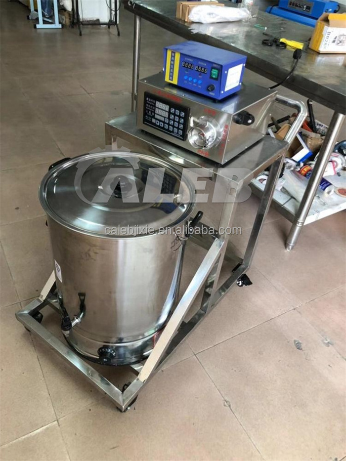 hot heating wax dispenser filling machine paraffin wax dispenser candle making machine tin jar candle making machine