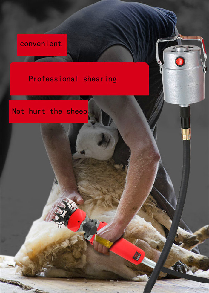 sheep goat hair cutting wool trimming machine  stainless steel electric wool sheep shearing machine