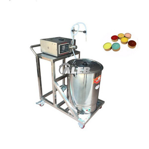 hot heating wax dispenser filling machine paraffin wax dispenser candle making machine tin jar candle making machine