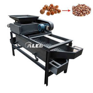 Automatic hickory cashew nut pine nut shell breaking removing dehulling processing machine cashew nuts sheller cracker