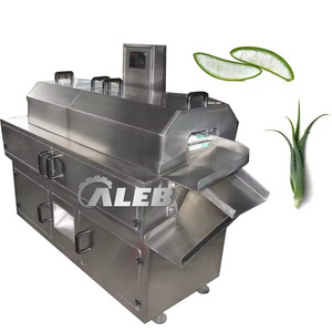 automatic aloe vera peeler peeling machine vera cactus processing machine