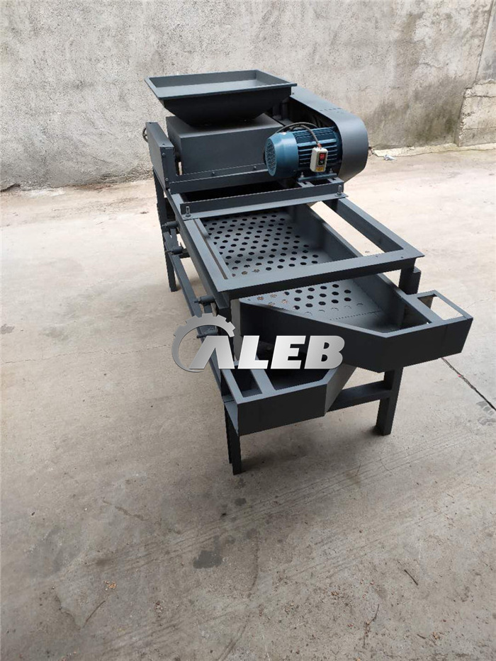 fully automatic almond peanut peeling machine/almond sheller/ palm fruit hazel nut cracker machine