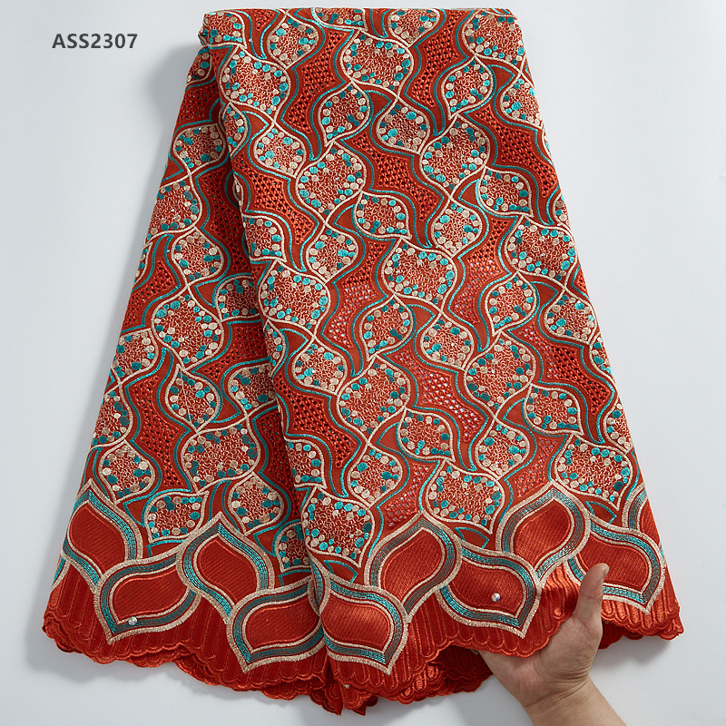 African Lace Fabric High Quality Swiss Voile Lace In Switzerland Nigerian Dry Swiss Voile Lace Material For Women Or Men 2307