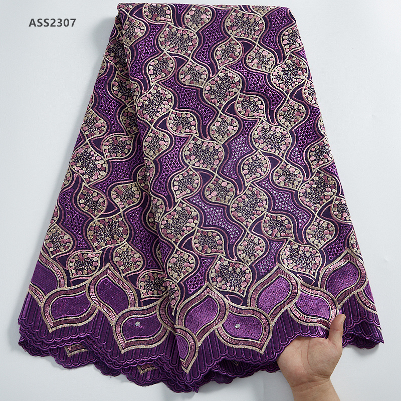 African Lace Fabric High Quality Swiss Voile Lace In Switzerland Nigerian Dry Swiss Voile Lace Material For Women Or Men 2307