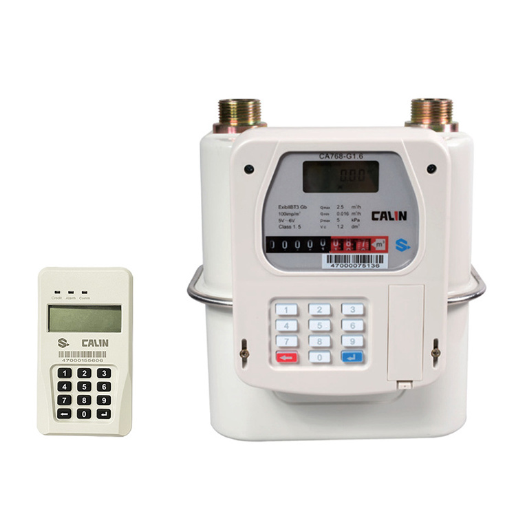 High Quality Lcd Display Ami Remote Control Smart Lpg Gas Measure Keypad Token Prepaid Gas Meter