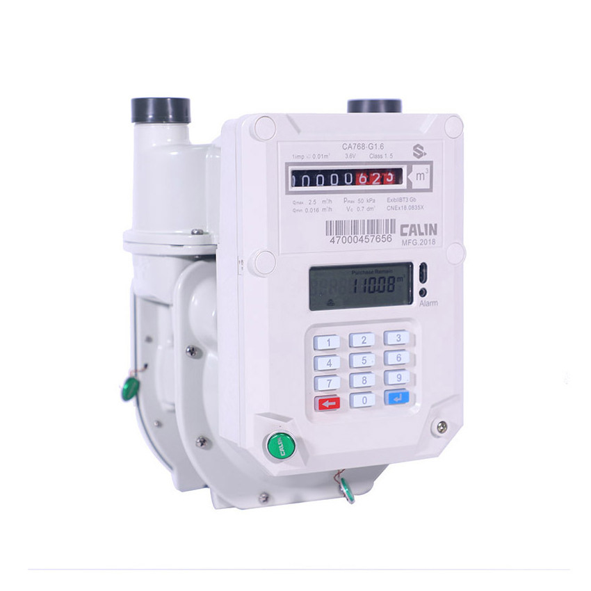 Tanzania Rf Amr/ami Support Remote Reading G2.5 20-digit Split Keypad Prepaid Gas Meter With Ciu/uiu