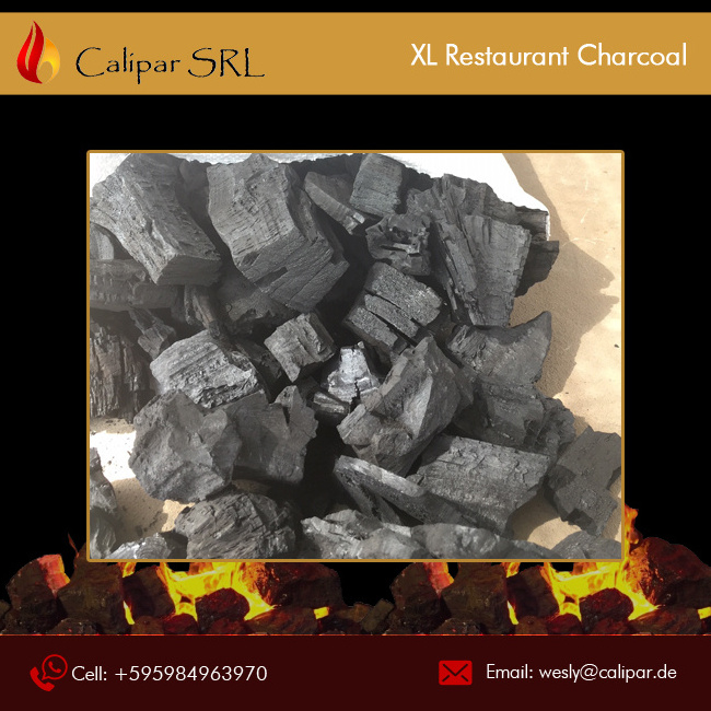 Pure White Quebracho Hardwood XL Restaurant Charcoal