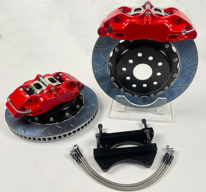 Modified Racing Brake Calipers FOR 5200 Big Brake Kits 4 POT Caliper Sports Brake Disk 330mm 300Mm  for 17 inch Wheel