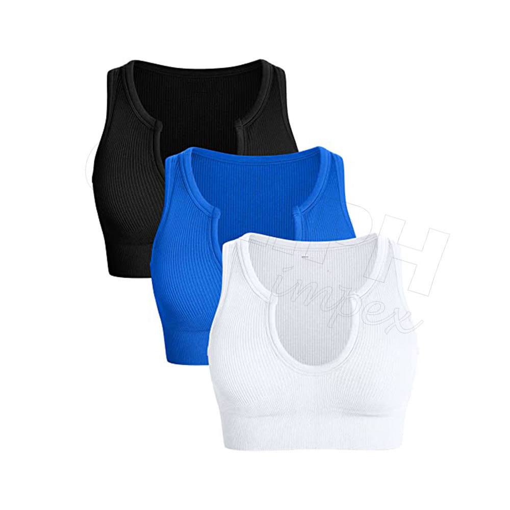 Custom Logo Crane Exercise Workout Seamless Women Sports Bra