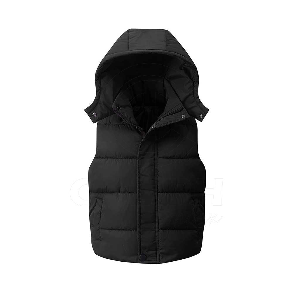 Custom Sleeveless Bubble Jacket Winter Outwear Utility Jackets Mens Puffer Vest