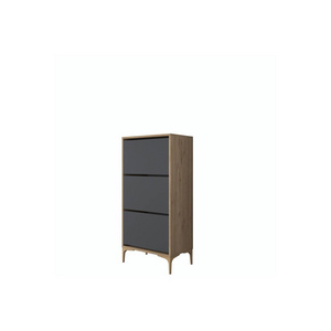 Rani EB108 Shoe Cabinet S-Walnut Dark Grey Color Shoe Rack Cupboard Best Seller Factory Price Turkish Manufacturer Wholesale