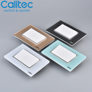 CALITEC American standard Plating Acrylic wall switches and sockets