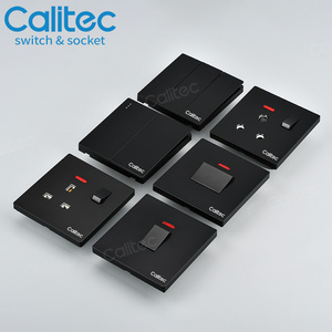 Calitec UK standard Saudi Arabia Tel+TV Outlet socket wall switch socket factory supply