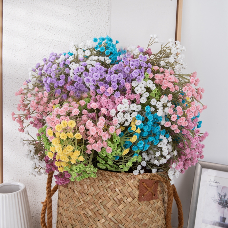 DY1-484 Decorative Flowers Artificial Gypsophila Baby's Breath Flower Plant Home Wedding Decor