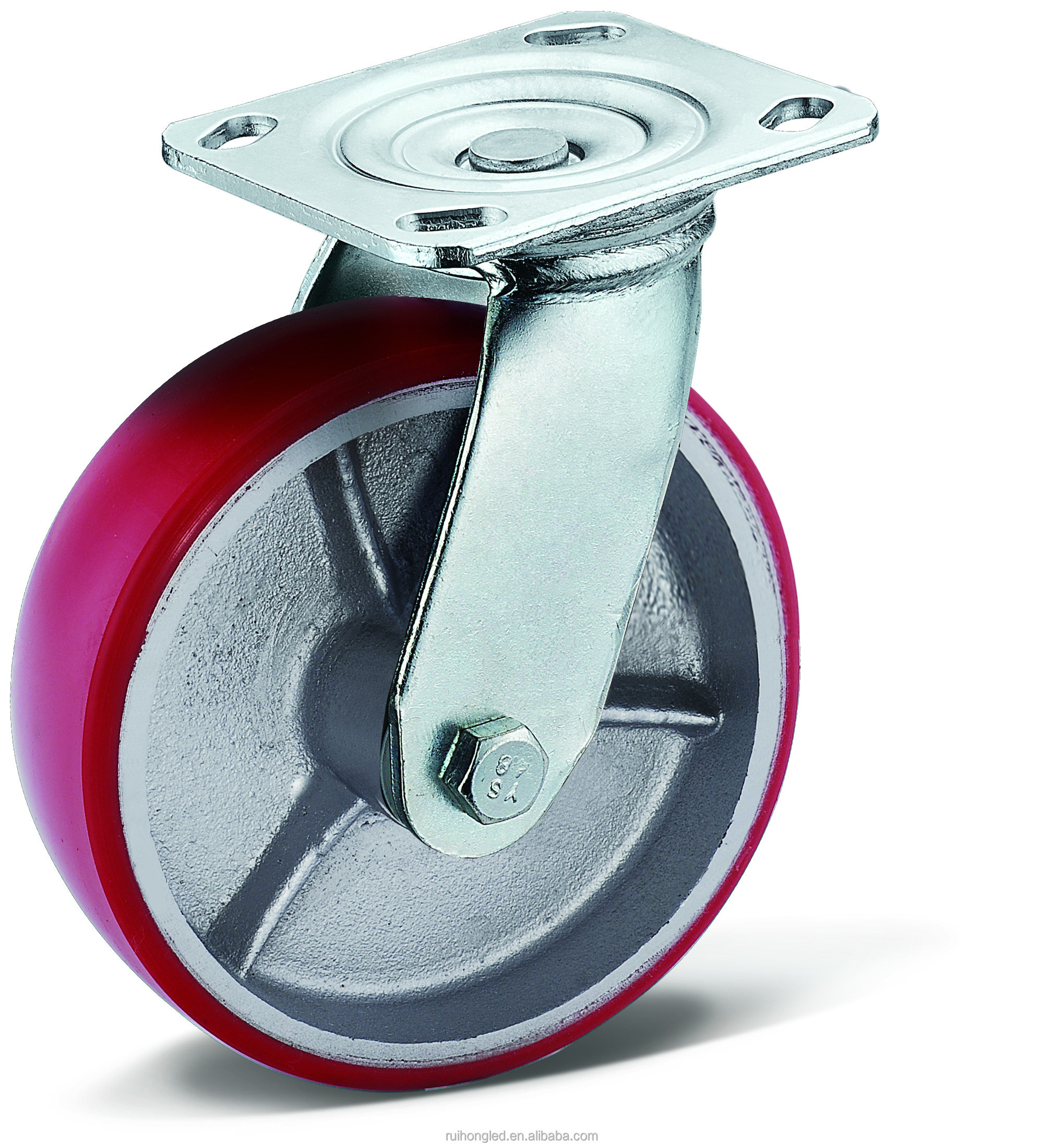 Swivel Caster Wheels Locking Casters Heavy Duty Threaded Stem  Caster