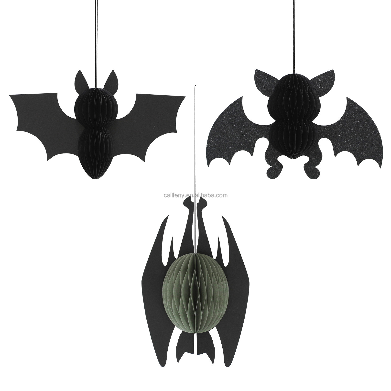 All Saints' Day paper ornaments halloween decorations bats home decoration garden ornaments