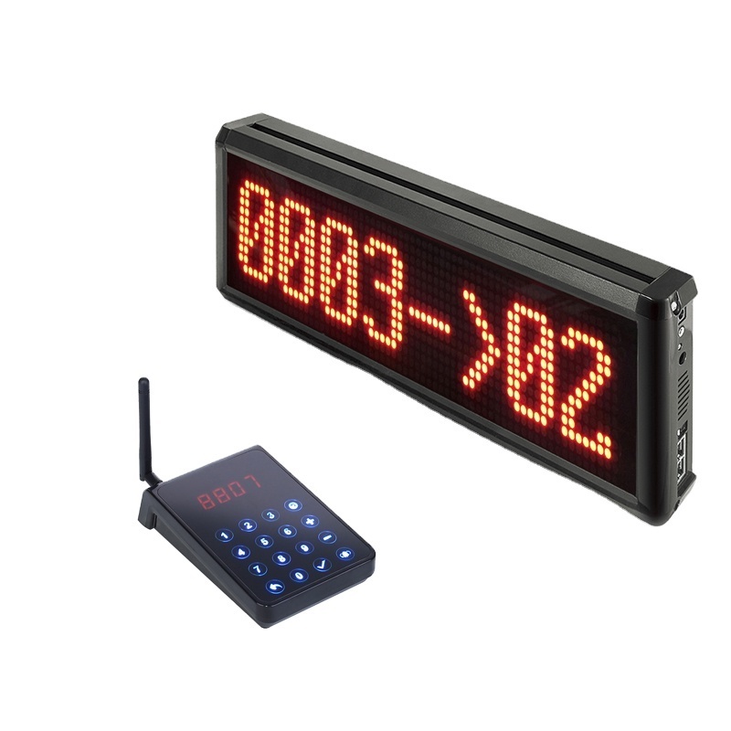 Restaurant Buzzer Number Calling Electronic Hospital Kiosk Machine Bank Queue Management System