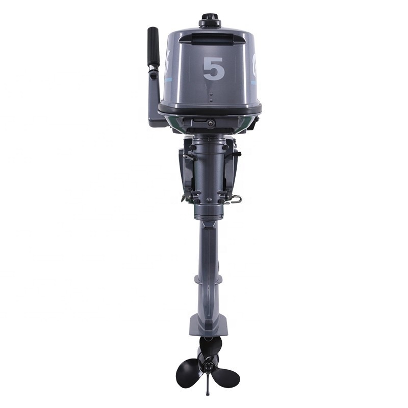 march supplier portable outboard motor 5 hp 2 stroke grey outboard engine