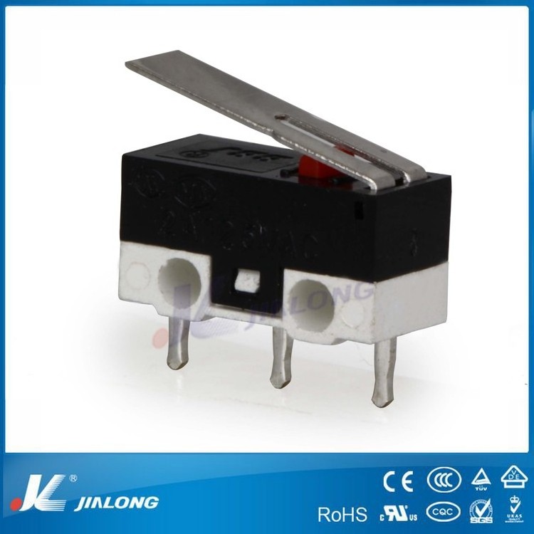 MX-1382 China Factory direct sales Small three-pin micro switch 1A 125VAC Arc Lever/roller automotive micro switch