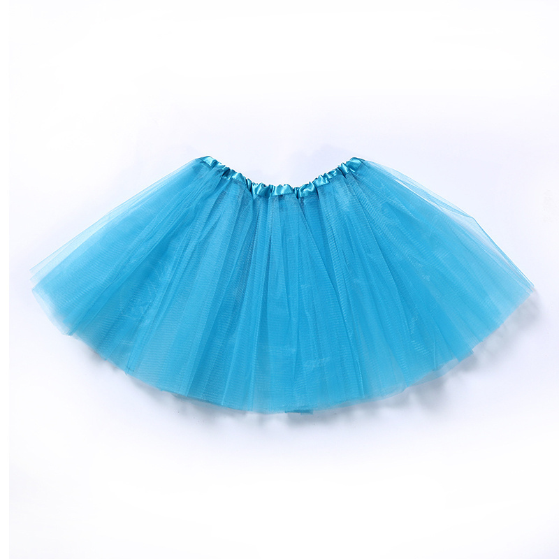 Wholesale Toddlers Children Girls Princess Tutu Skirt Pettiskirt, 3Layers Tulle Christmas Halloween Skirt Dance Skirt