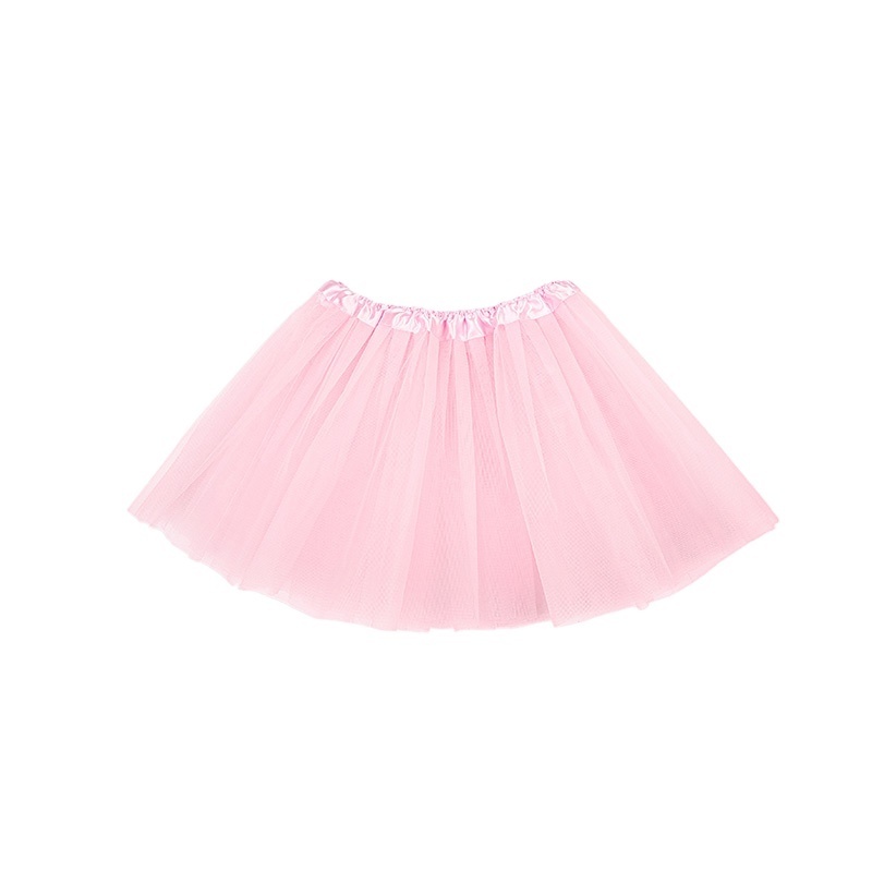 Wholesale Toddlers Children Girls Princess Tutu Skirt Pettiskirt, 3Layers Tulle Christmas Halloween Skirt Dance Skirt