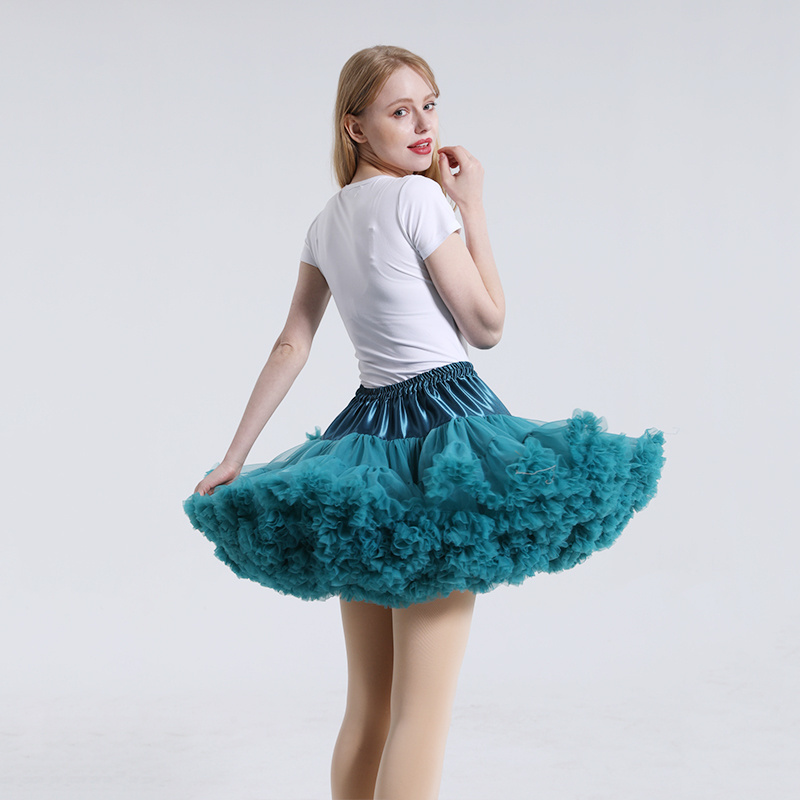 2021 Hot sale wholesale New Professional ballet adult tutu costume three layer skirts for women solid