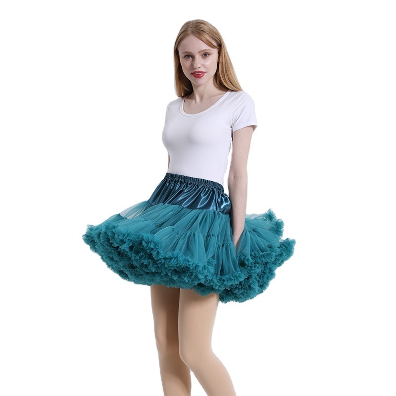 2021 Hot sale wholesale New Professional ballet adult tutu costume three layer skirts for women solid