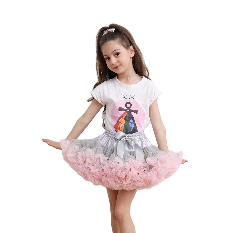 China's low-priced new fashion ballet skirt fluffy yarn skirt baby girls tutu skirt