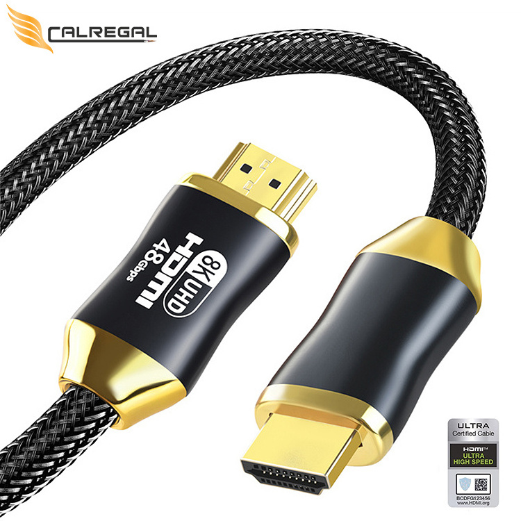 Certified 2.1 V High Speed Hdmi To Hdmi Cable 1m 1.5m 2m 3m 5m 7.5m 10m 48Gbps 8K 60Hz Micro HDMI Cable