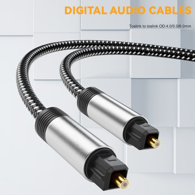 Length Supports Customization Copper Alloy Model Toslink To Toslink Audio Video Digital Optical Audio Cable