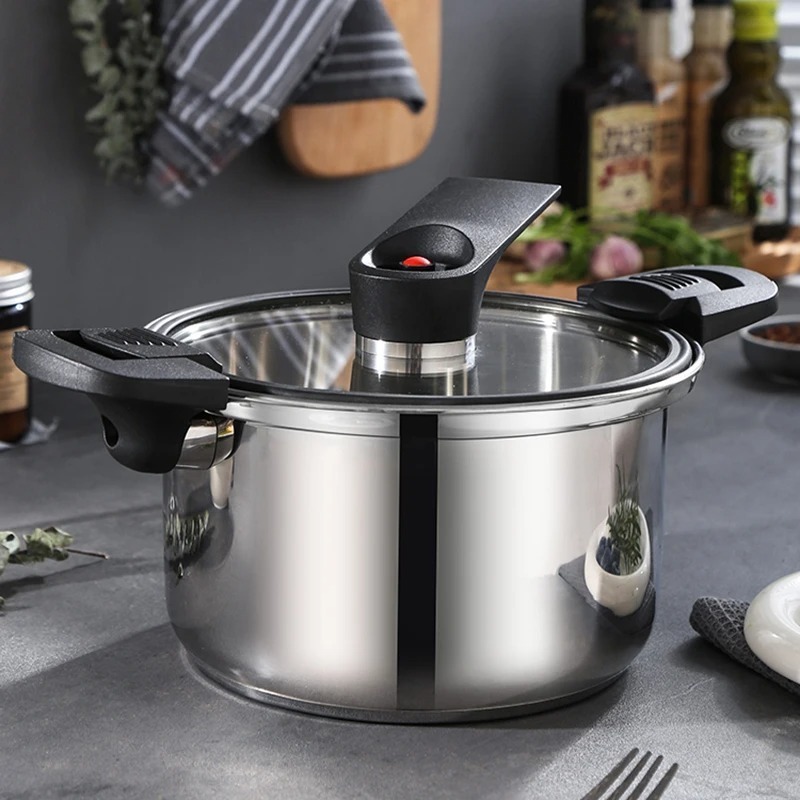 Stainless Steel Vacuum Stew Soup Pot Multifunction Micro Pressure Cooker