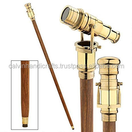 Nautical Stylish Telescope Stick/ Beautiful old man gift walking stick CHWKS35035