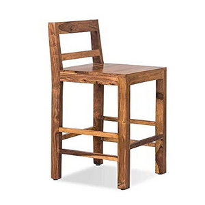 Wood Bar Tall Stool Patio Outdoor Garden Chair Seat Home Stool Brown Home decor wooden furniture