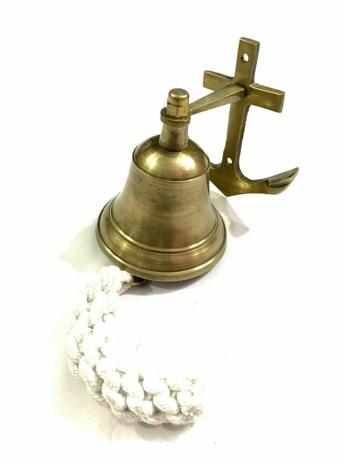 Antique Nautical Brass Anchor Door Bell Decor Brass 3