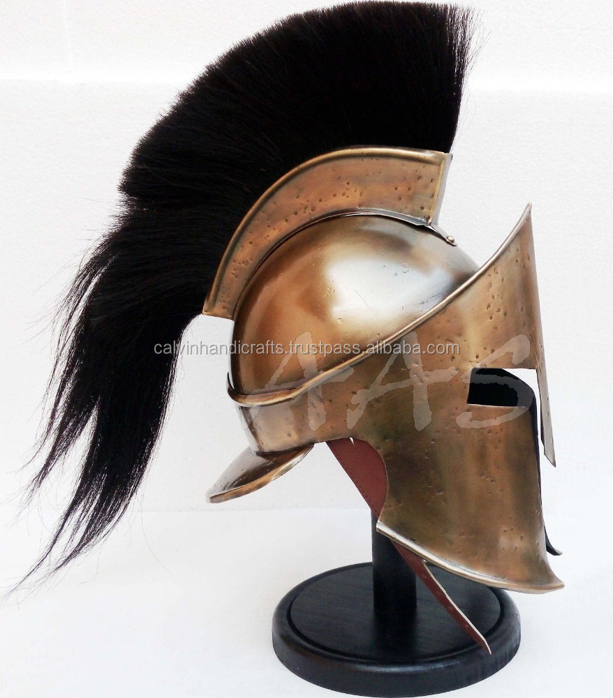 Medieval Armour Viking Mask KING LEONIDAS GREEK SPARTAN 300 Roman HELMET Halloween Costume  CHMH30028