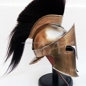 Medieval Armour Viking Mask KING LEONIDAS GREEK SPARTAN 300 Roman HELMET Halloween Costume  CHMH30028