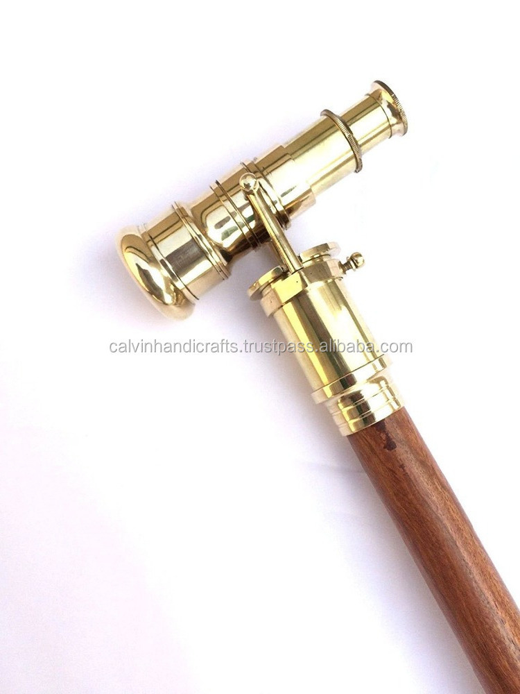 Nautical Stylish Telescope Stick/ Beautiful old man gift walking stick CHWKS35035