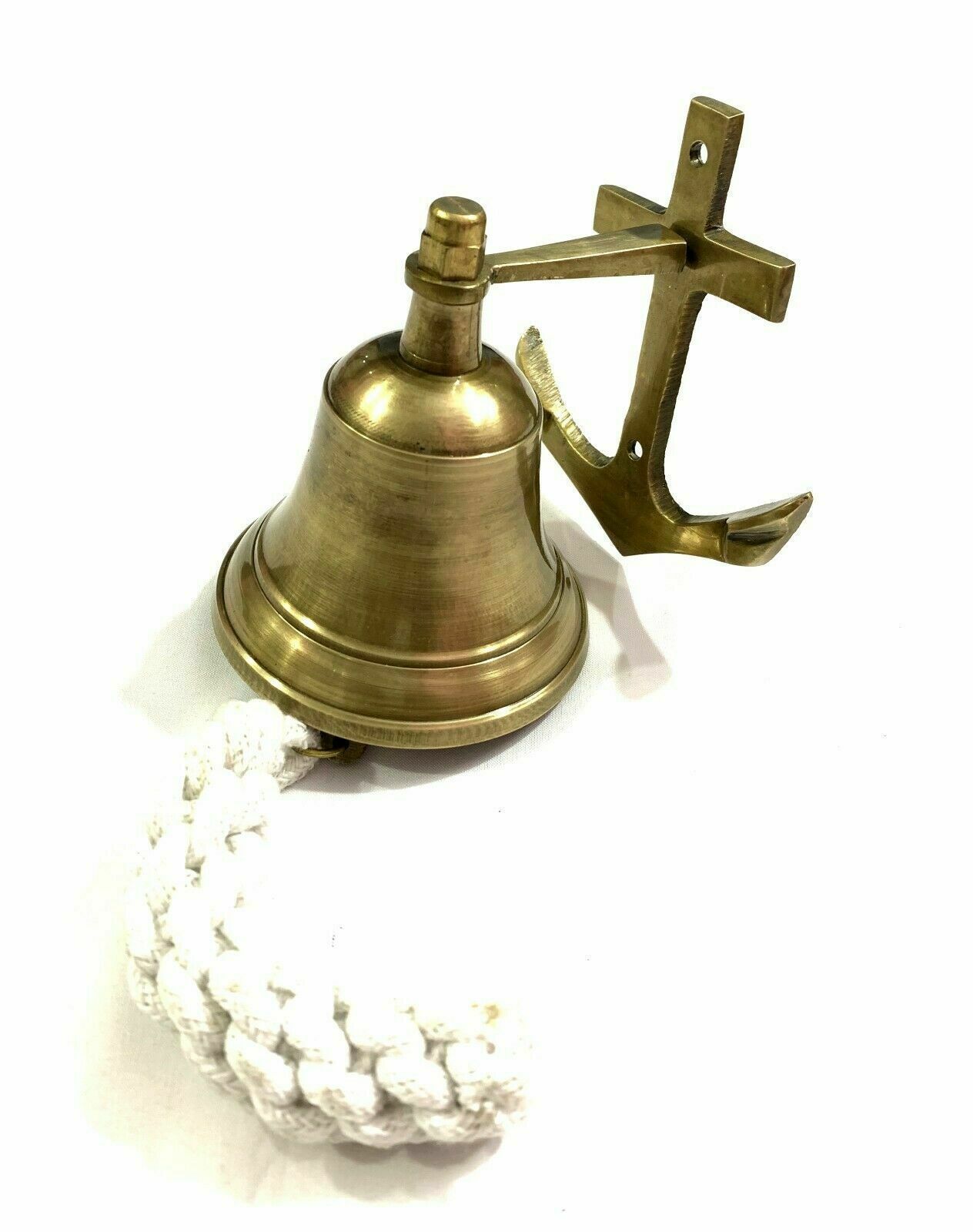 Antique Nautical Brass Anchor Door Bell Decor Brass 3