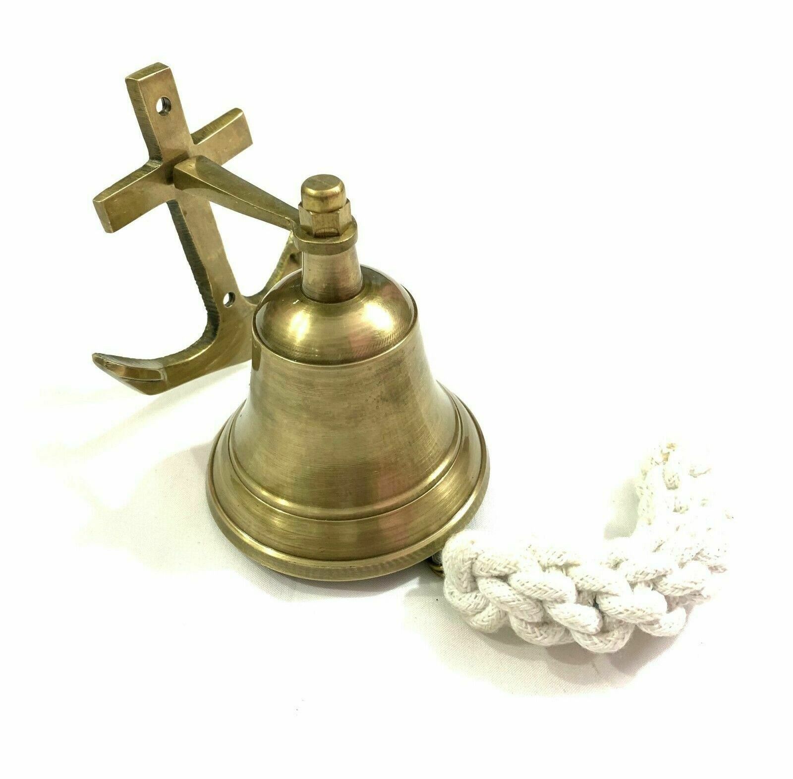 Antique Nautical Brass Anchor Door Bell Decor Brass 3