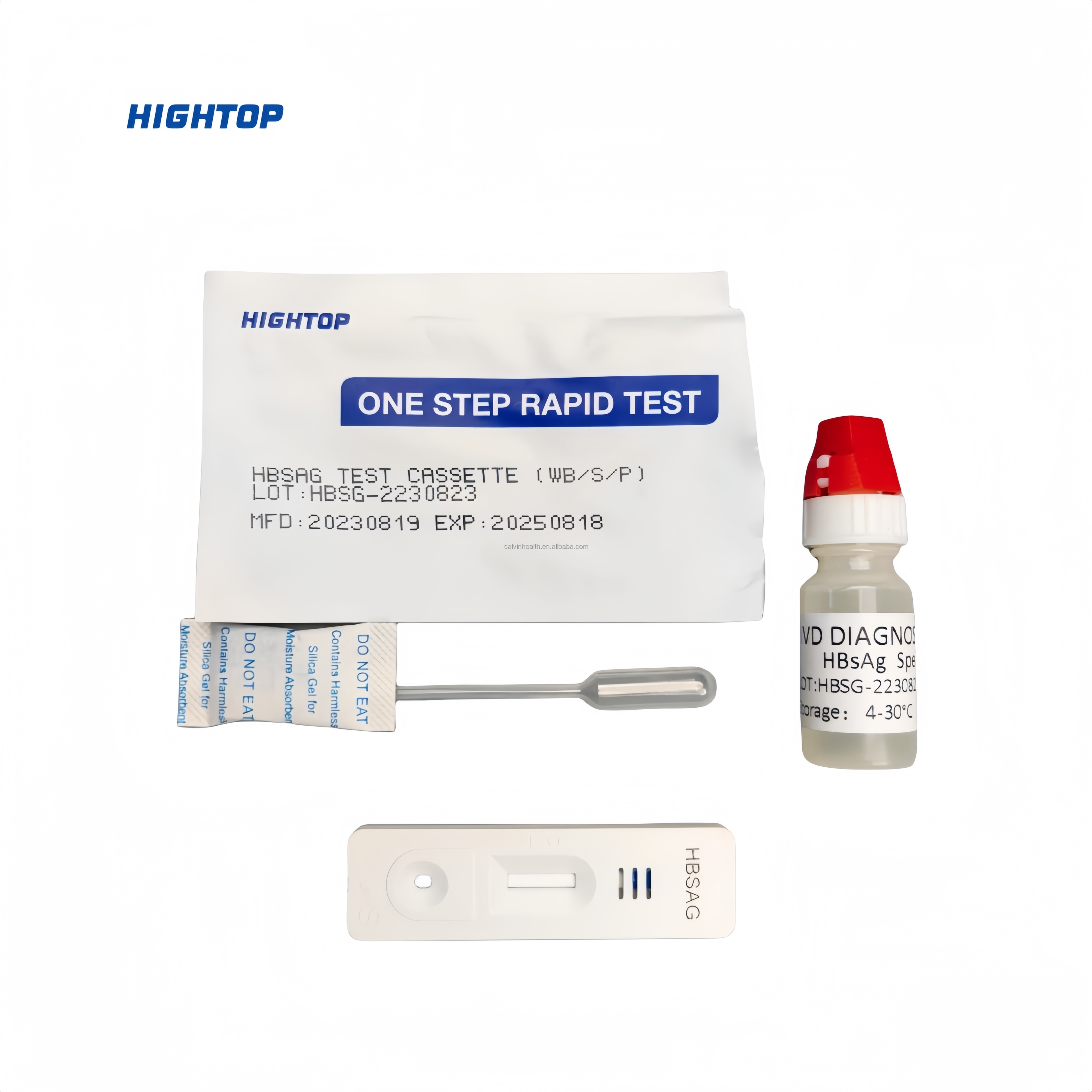 Hightop High Accuracy Whole Blood Hepatitis B hbsag Test Strip Antigen Rapid Test Kit