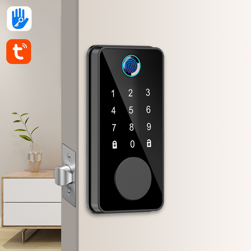 CAMAKT APP intelligent electronic password door lock anti-theft house fingerprint  deadbolt intelligent door lock