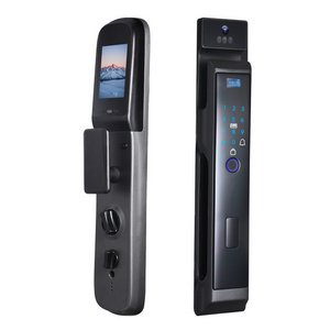 Blue tooth TUYA APP smart 3D face recognition automatic door lock electronic cat eye smart fingerprint door lock