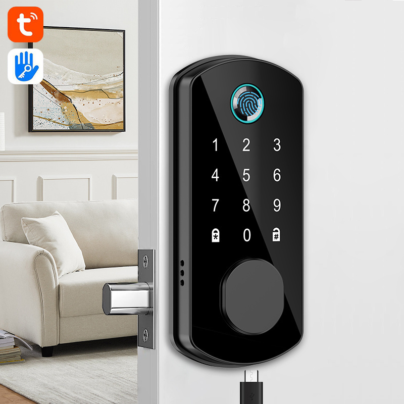 Waterproof anti-peep code smart door lock wifi door lock electronic smart lock on sale factory delivery