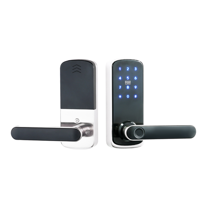 Apartment Wooden Door Keyless TUYA TTlock Smart Door Lock Digital ...