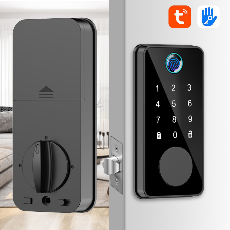 Apartment smart Door lock WiFi biological smart TTlock Smart Door lock fingerprint deadbolt smart password padlock