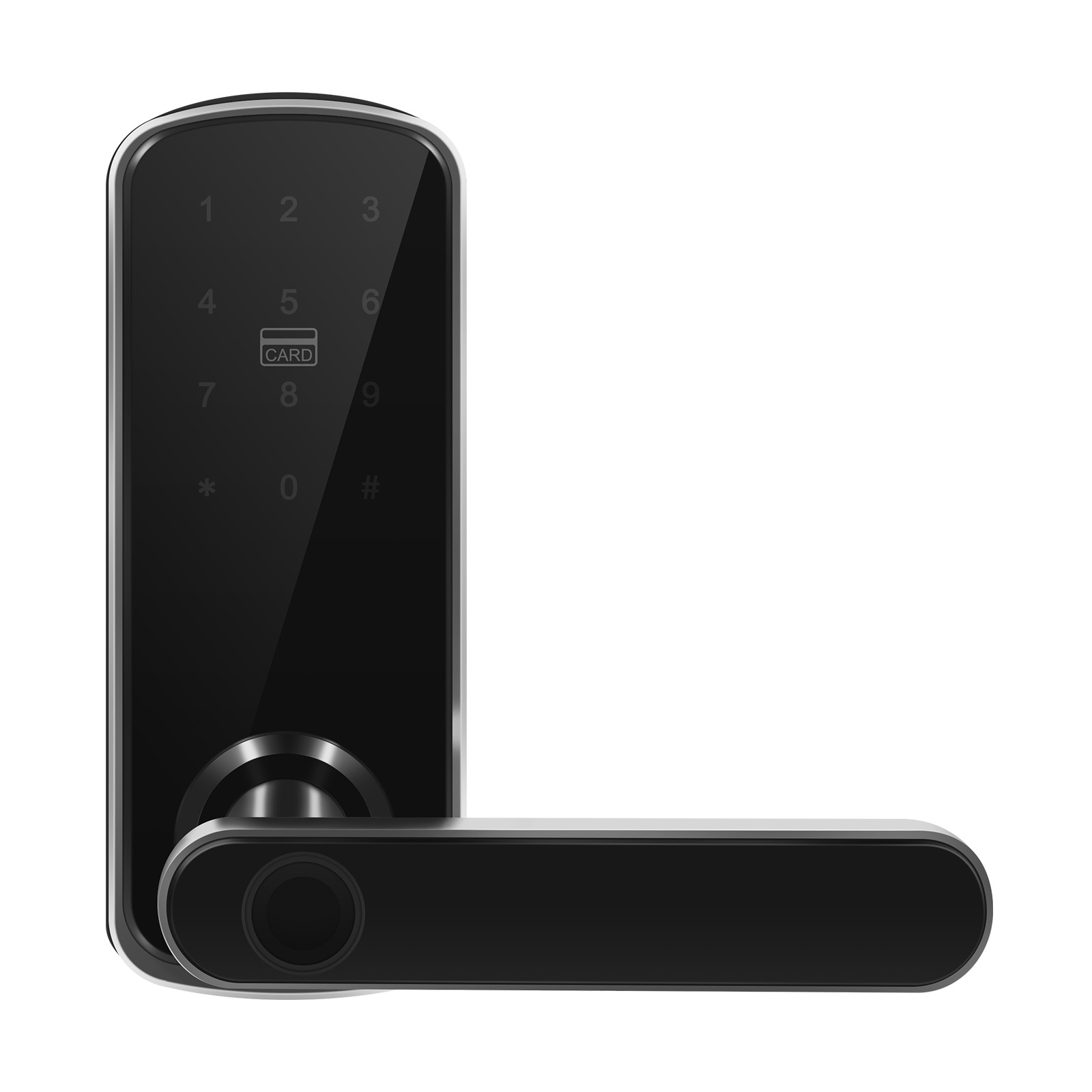 Tuya Smart Deadbolt Fingerprint lock Level Touch Smart Lock with Code